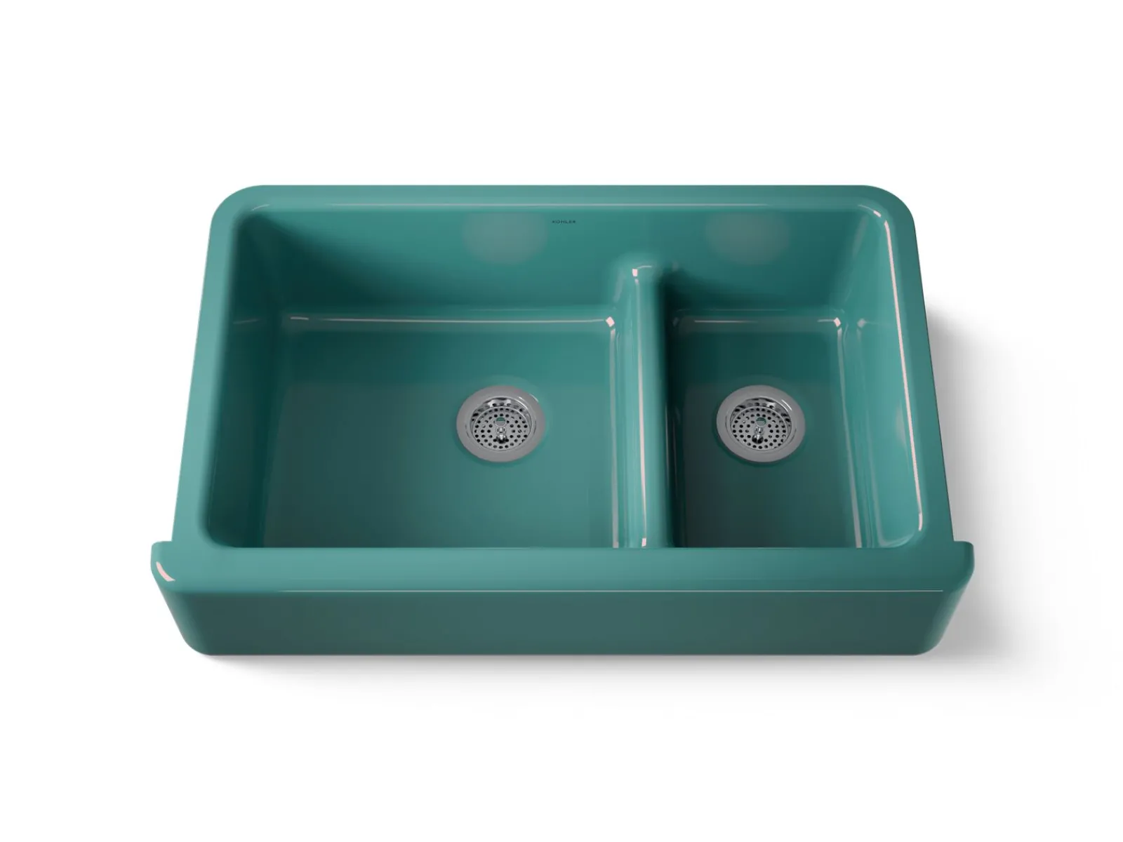 Smart Divide® 35-3/4" undermount double-bowl farmhouse kitchen sink^Kohler Outlet
