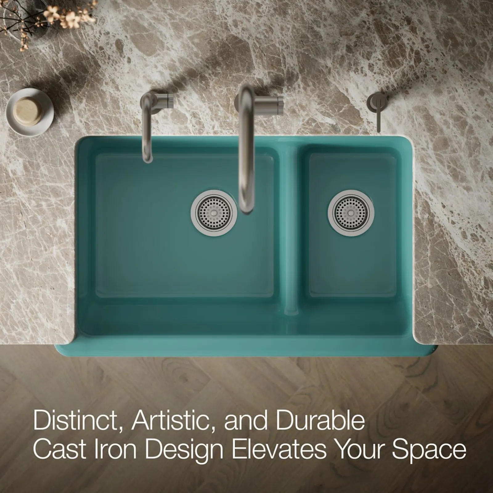 Smart Divide® 35-3/4" undermount double-bowl farmhouse kitchen sink^Kohler Outlet