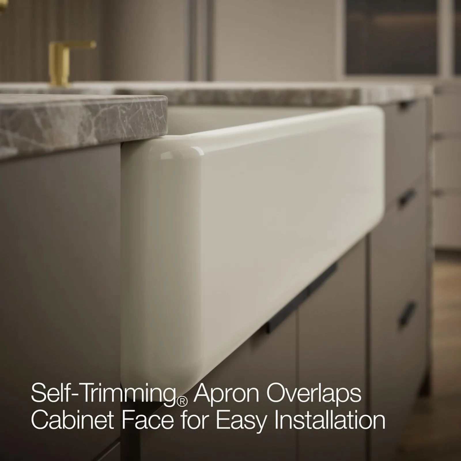 Smart Divide® 35-3/4" undermount double-bowl farmhouse kitchen sink^Kohler Outlet