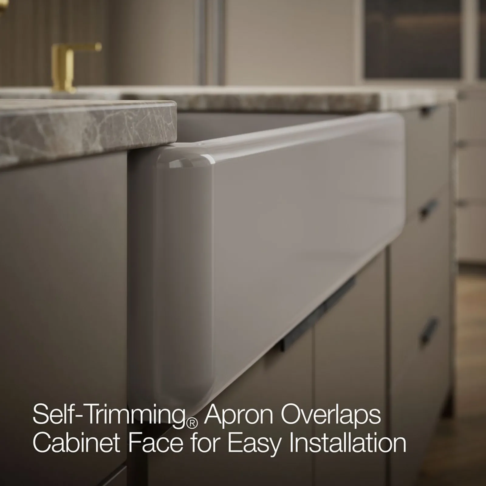 Smart Divide® 35-3/4" undermount double-bowl farmhouse kitchen sink^Kohler Outlet