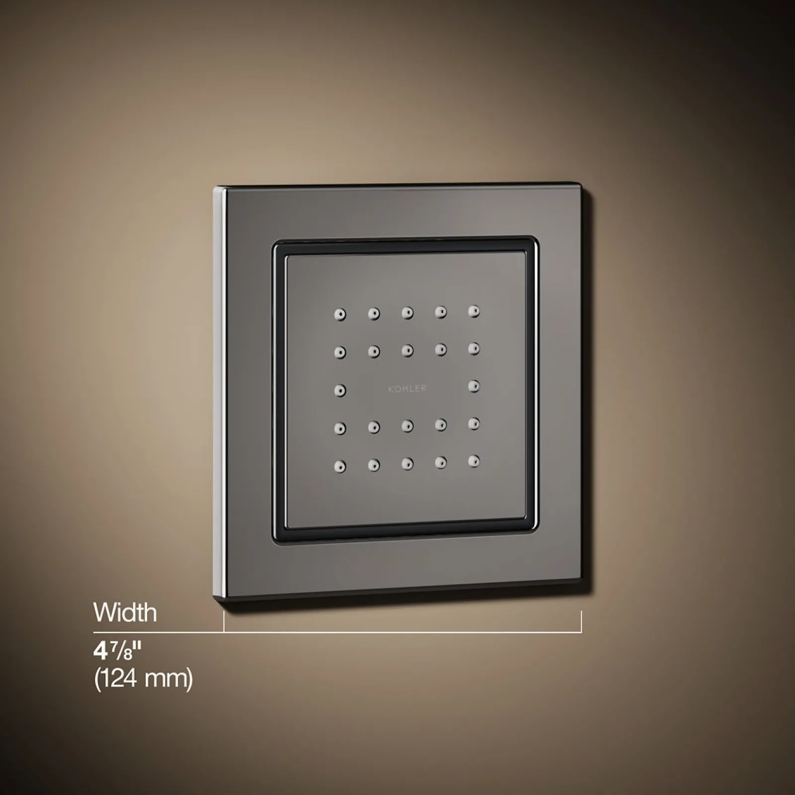 Square 22-nozzle single-function body spray, 2.5 gpm^Kohler Best