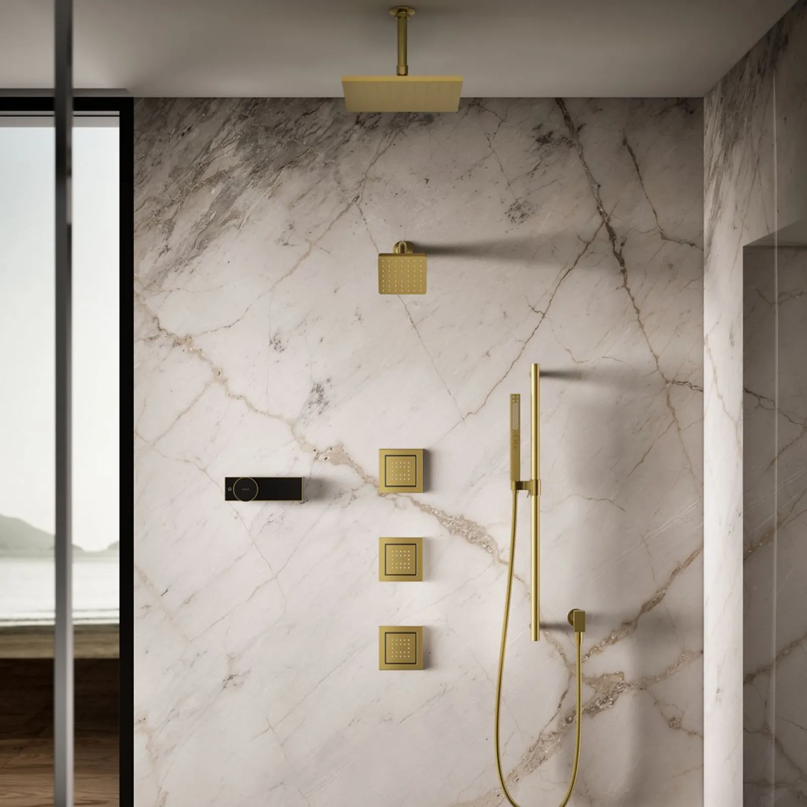 Square 22-nozzle single-function body spray, 2.5 gpm^Kohler Best