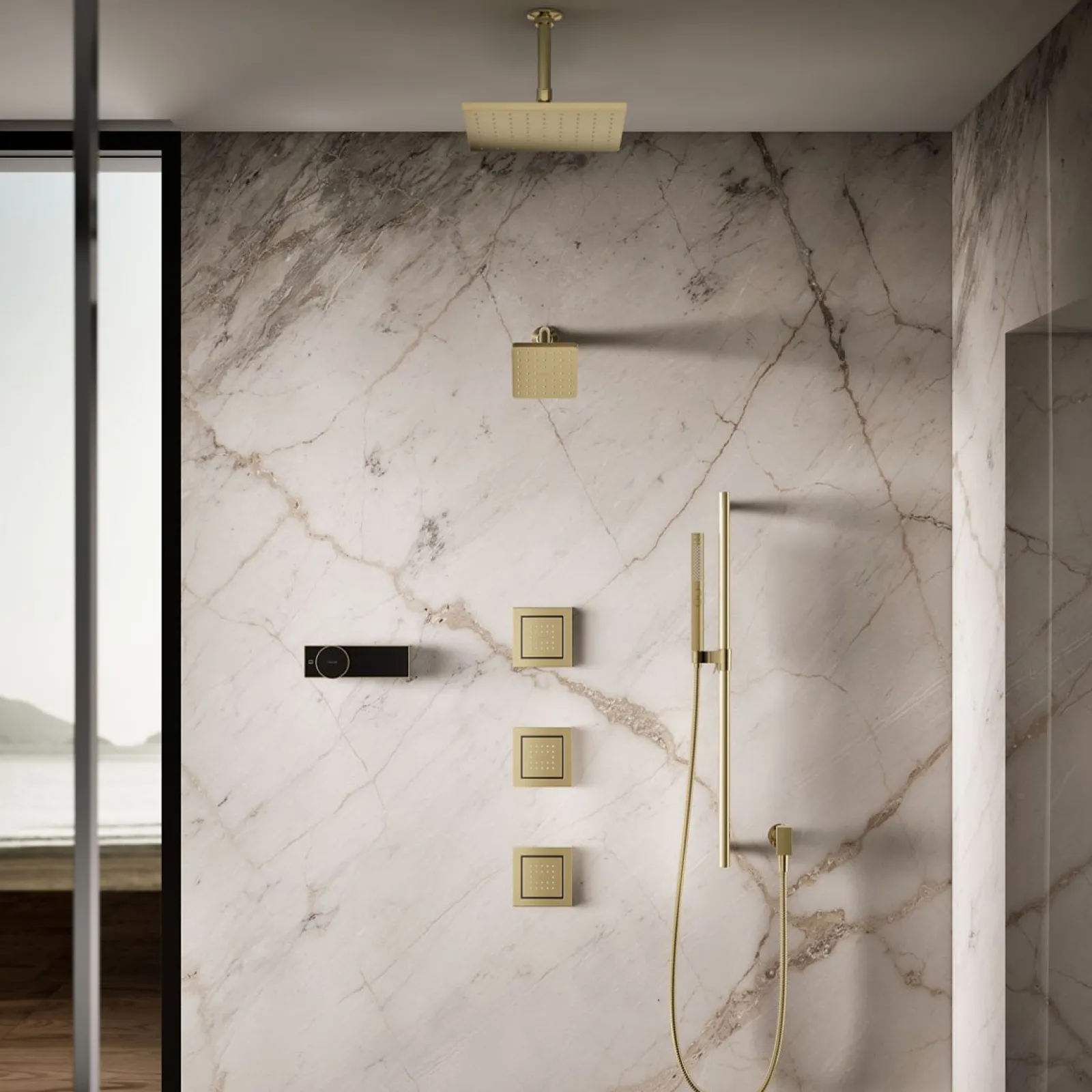 Square 22-nozzle single-function body spray, 2.5 gpm^Kohler Best