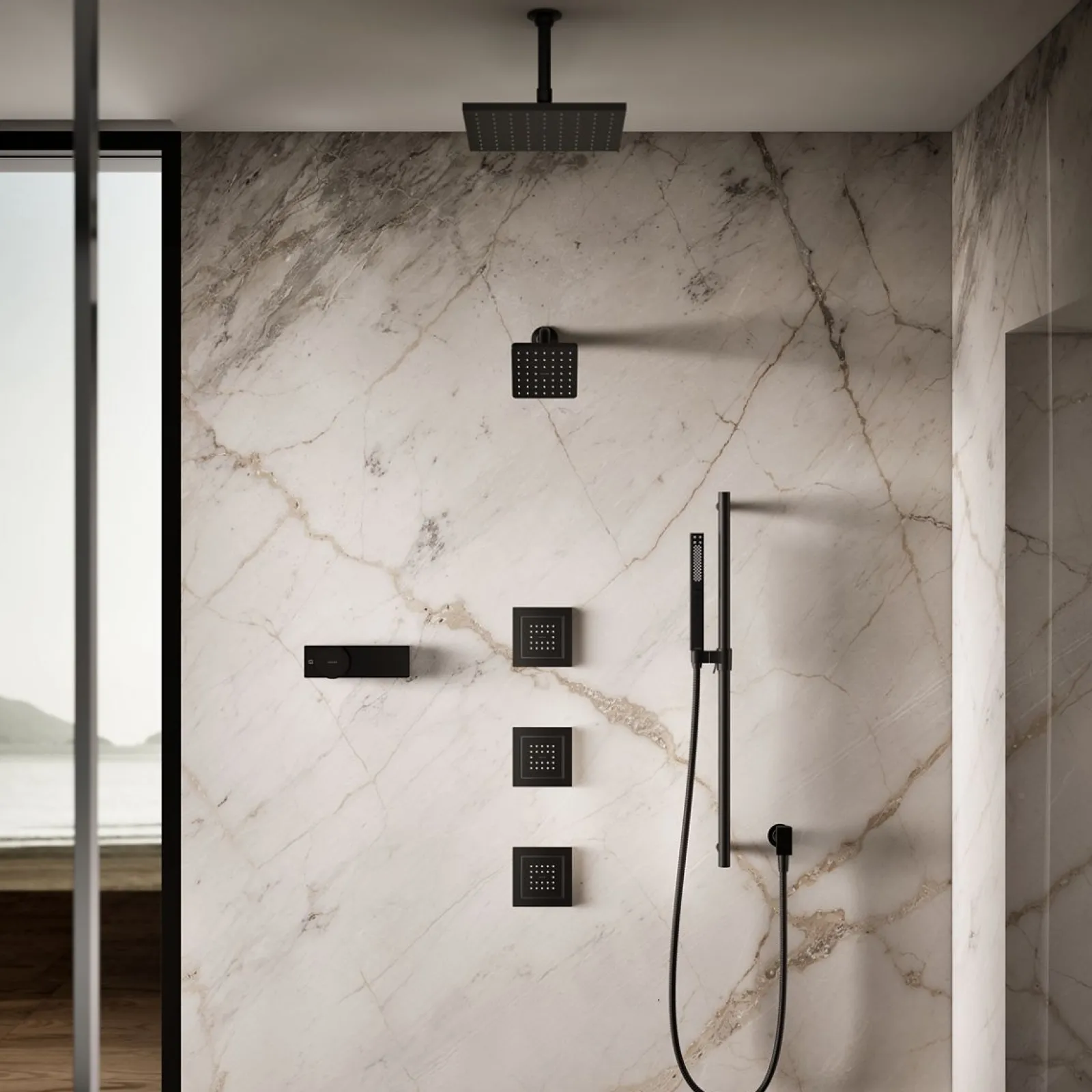 Square 22-nozzle single-function body spray, 2.5 gpm^Kohler Best