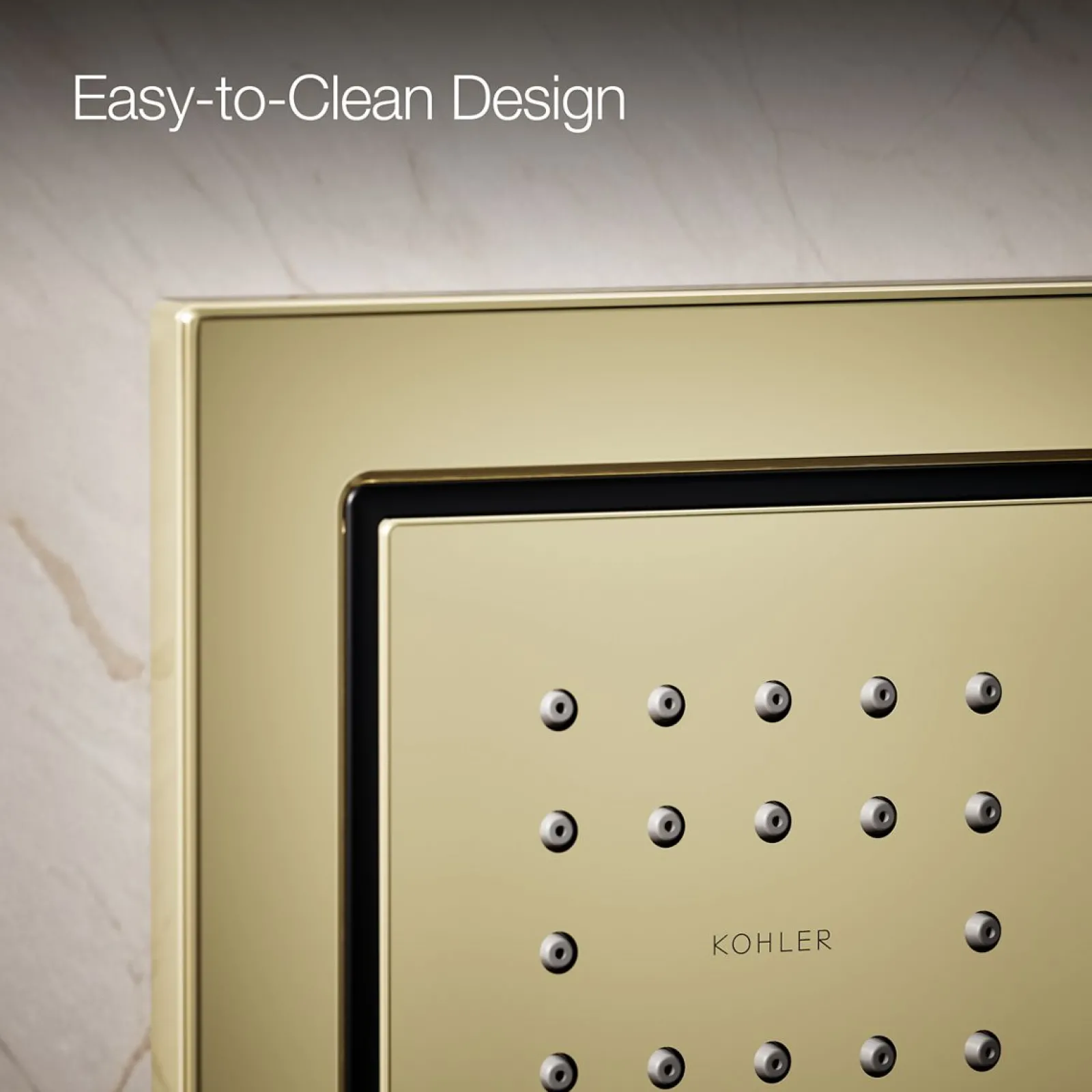 Square 22-nozzle single-function body spray, 2.5 gpm^Kohler Best