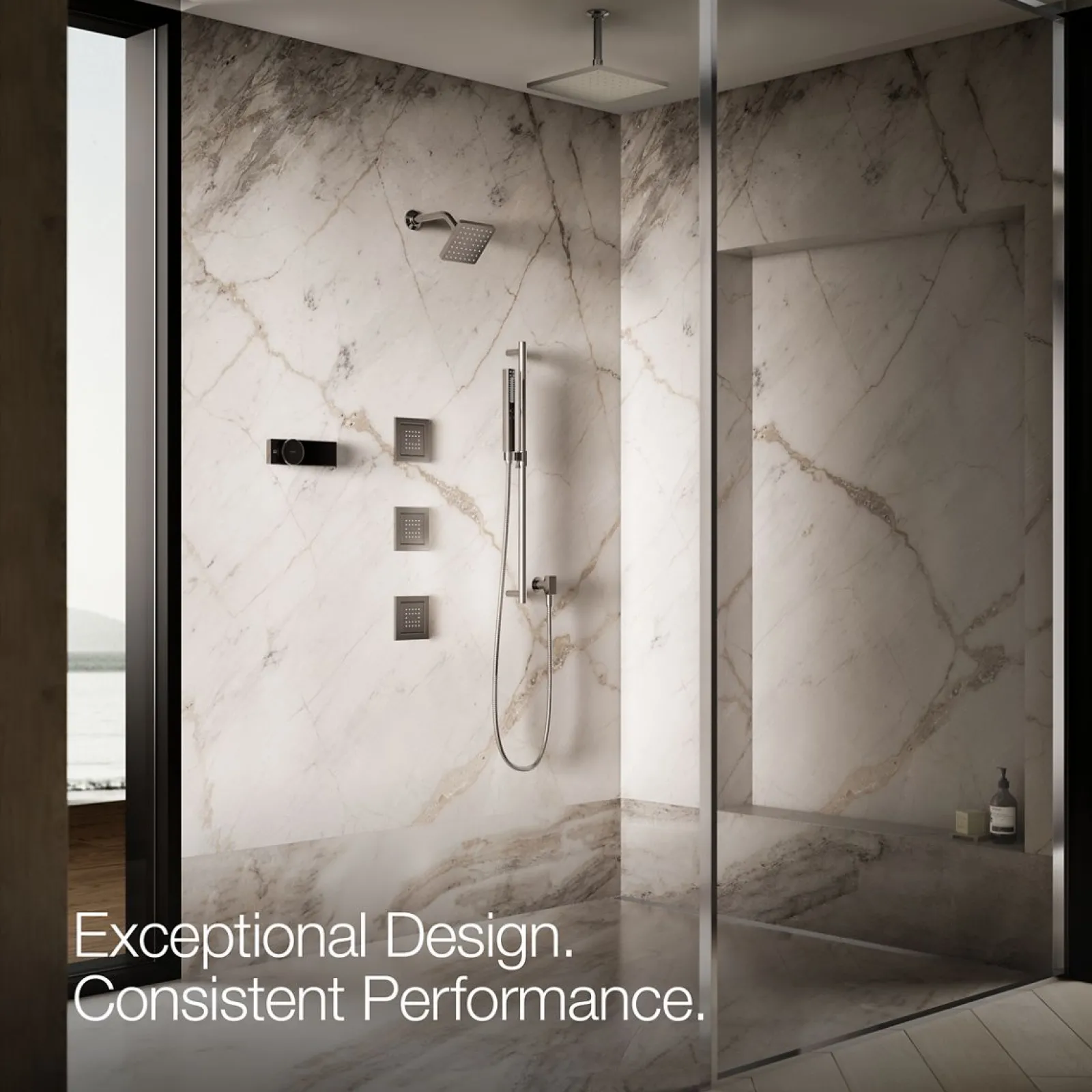 Square 22-nozzle single-function body spray, 2.5 gpm^Kohler Best