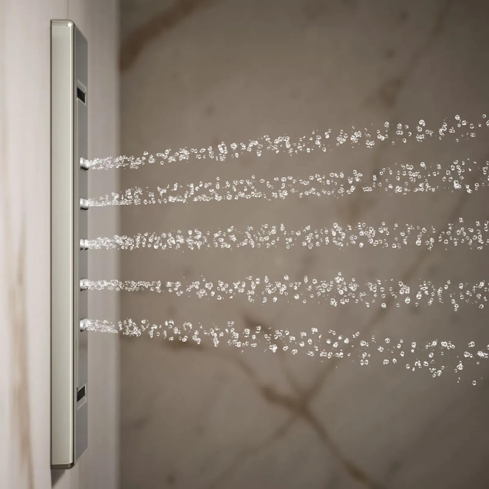 Square 22-nozzle single-function body spray, 2.5 gpm^Kohler Best