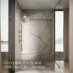 Square single-function filtered showerhead, 1.75 gpm^Kohler Hot