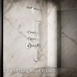 Square single-function filtered showerhead, 1.75 gpm^Kohler Hot