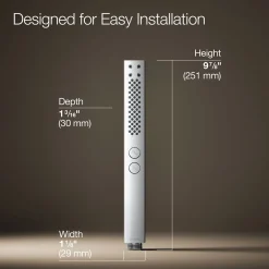 Square two-function handshower, 2.5 gpm^Kohler