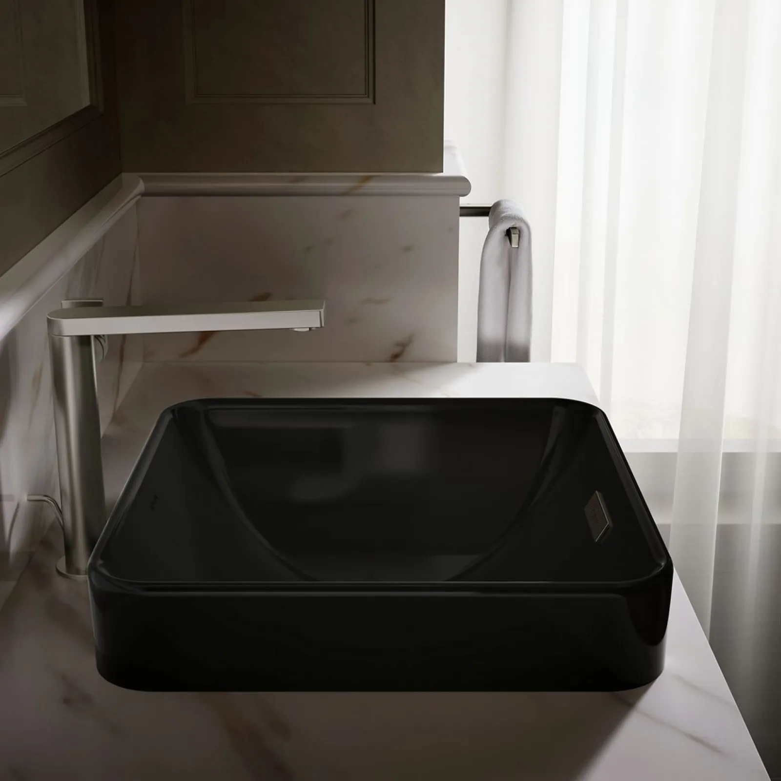 16-1/4" square vessel bathroom sink^Kohler Best