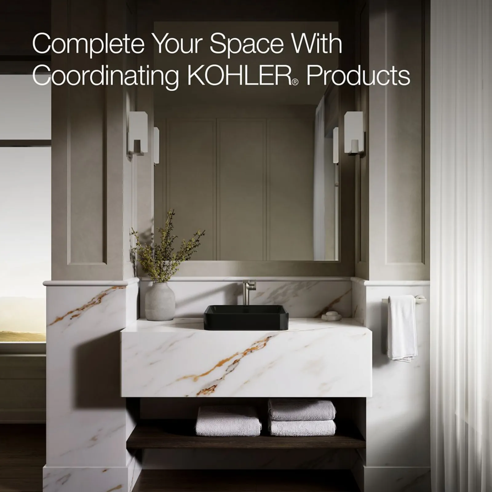 16-1/4" square vessel bathroom sink^Kohler Best