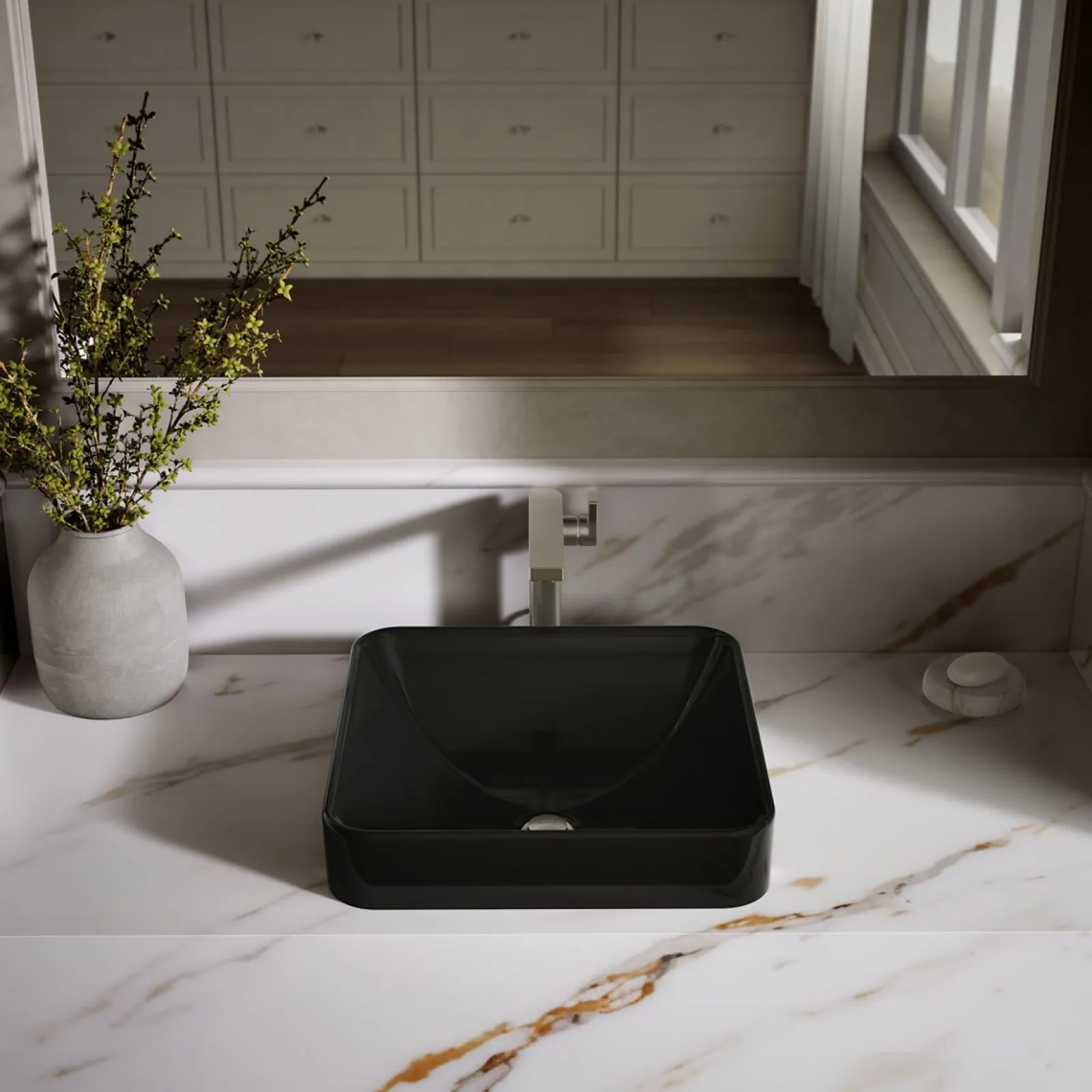 16-1/4" square vessel bathroom sink^Kohler Best