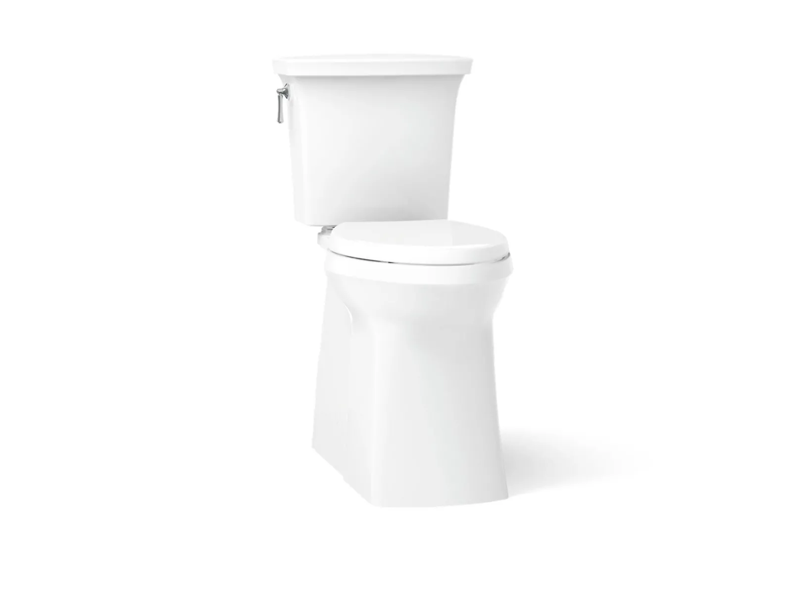 Tall ContinuousClean two-piece elongated toilet with skirted trapway, 1.28 gpf^Kohler Sale