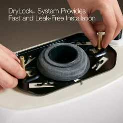 Tall ContinuousClean two-piece elongated toilet with skirted trapway, 1.28 gpf^Kohler Sale