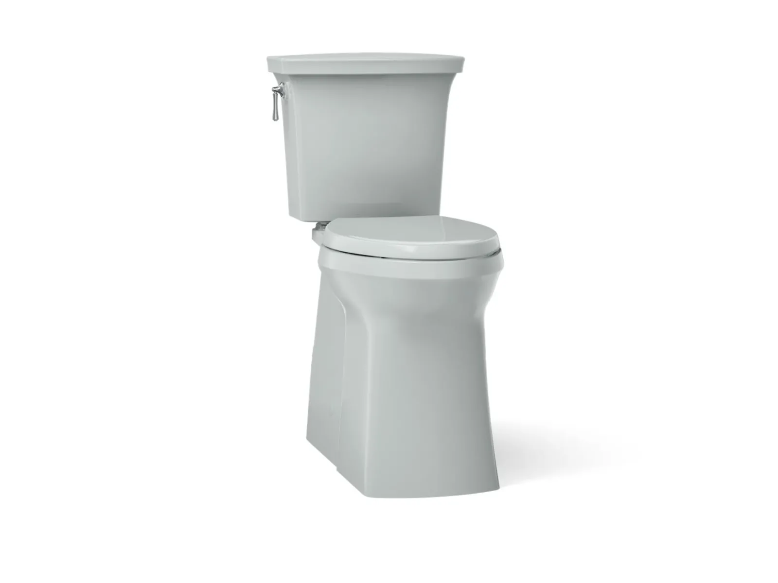 Tall ContinuousClean two-piece elongated toilet with skirted trapway, 1.28 gpf^Kohler Sale