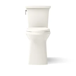Tall ContinuousClean two-piece elongated toilet with skirted trapway, 1.28 gpf^Kohler Sale