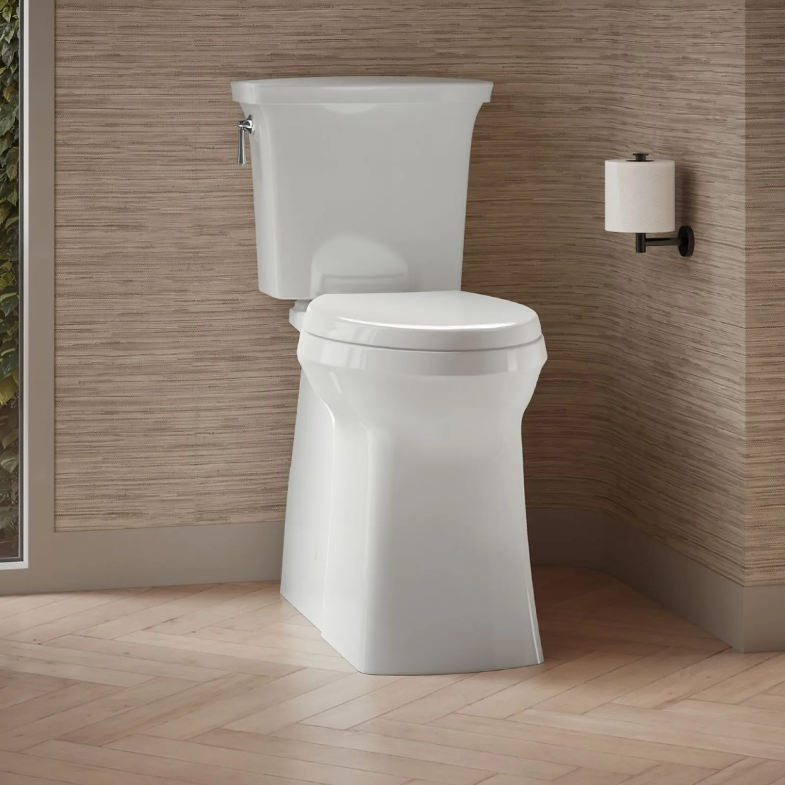 Tall ContinuousClean two-piece elongated toilet with skirted trapway, 1.28 gpf^Kohler Sale