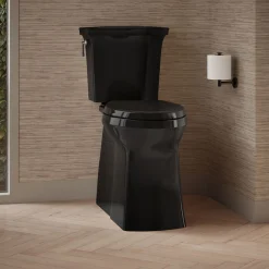 Tall ContinuousClean two-piece elongated toilet with skirted trapway, 1.28 gpf^Kohler Sale