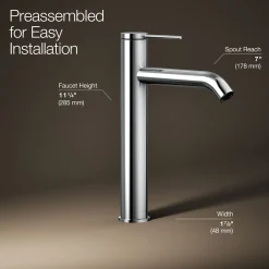 Tall single-handle bathroom sink faucet, 1.2 gpm^Kohler Sale