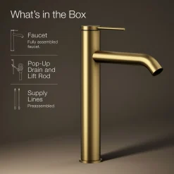 Tall single-handle bathroom sink faucet, 1.2 gpm^Kohler Sale