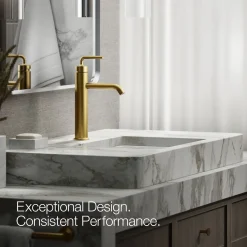 Tall single-handle bathroom sink faucet with Lever handle, 1.2 gpm^Kohler Clearance