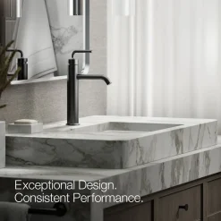 Tall single-handle bathroom sink faucet with Lever handle, 1.2 gpm^Kohler Clearance