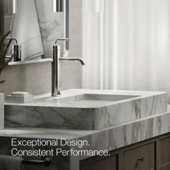 Tall single-handle bathroom sink faucet with Lever handle, 1.2 gpm^Kohler Clearance
