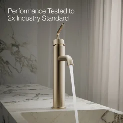 Tall single-handle bathroom sink faucet with Lever handle, 1.2 gpm^Kohler Clearance