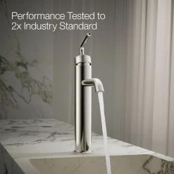Tall single-handle bathroom sink faucet with Lever handle, 1.2 gpm^Kohler Clearance