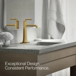 Tall single-handle bathroom sink faucet, 0.5 gpm^Kohler Best