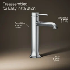 Tall single-handle bathroom sink faucet, 1.2 gpm^Kohler Sale