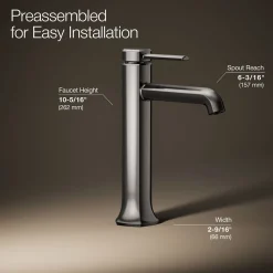 Tall single-handle bathroom sink faucet, 1.2 gpm^Kohler Sale