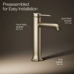 Tall single-handle bathroom sink faucet, 1.2 gpm^Kohler Sale