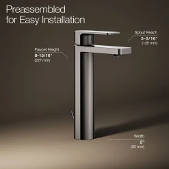 Tall single-handle bathroom sink faucet, 1.0 gpm^Kohler Clearance