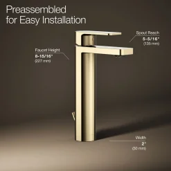 Tall single-handle bathroom sink faucet, 1.0 gpm^Kohler Clearance