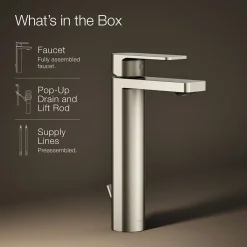 Tall single-handle bathroom sink faucet, 1.2 gpm^Kohler Online
