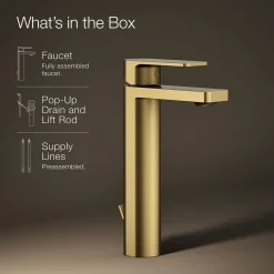 Tall single-handle bathroom sink faucet, 1.2 gpm^Kohler Online