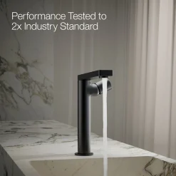 Tall single-handle bathroom sink faucet with Cylindrical handle, 1.2 gpm^Kohler Discount