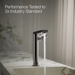 Tall single-handle bathroom sink faucet with Cylindrical handle, 1.2 gpm^Kohler Discount