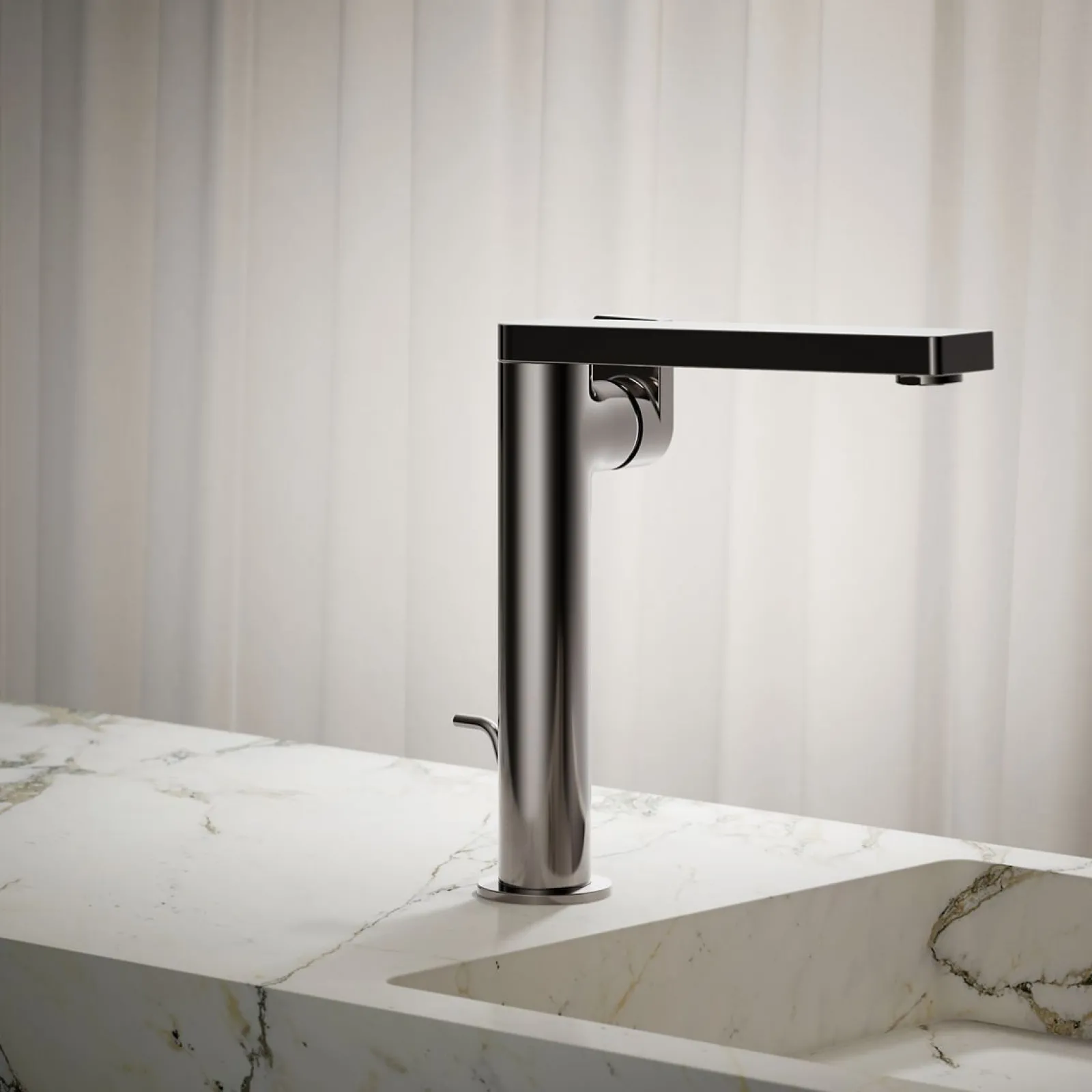 Tall single-handle bathroom sink faucet with Lever handle, 1.2 gpm^Kohler