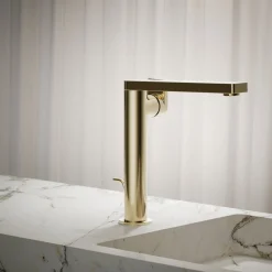 Tall single-handle bathroom sink faucet with Lever handle, 1.2 gpm^Kohler