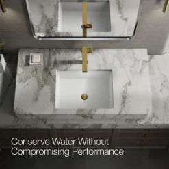 Tall single-handle bathroom sink faucet with Lever handle, 1.2 gpm^Kohler