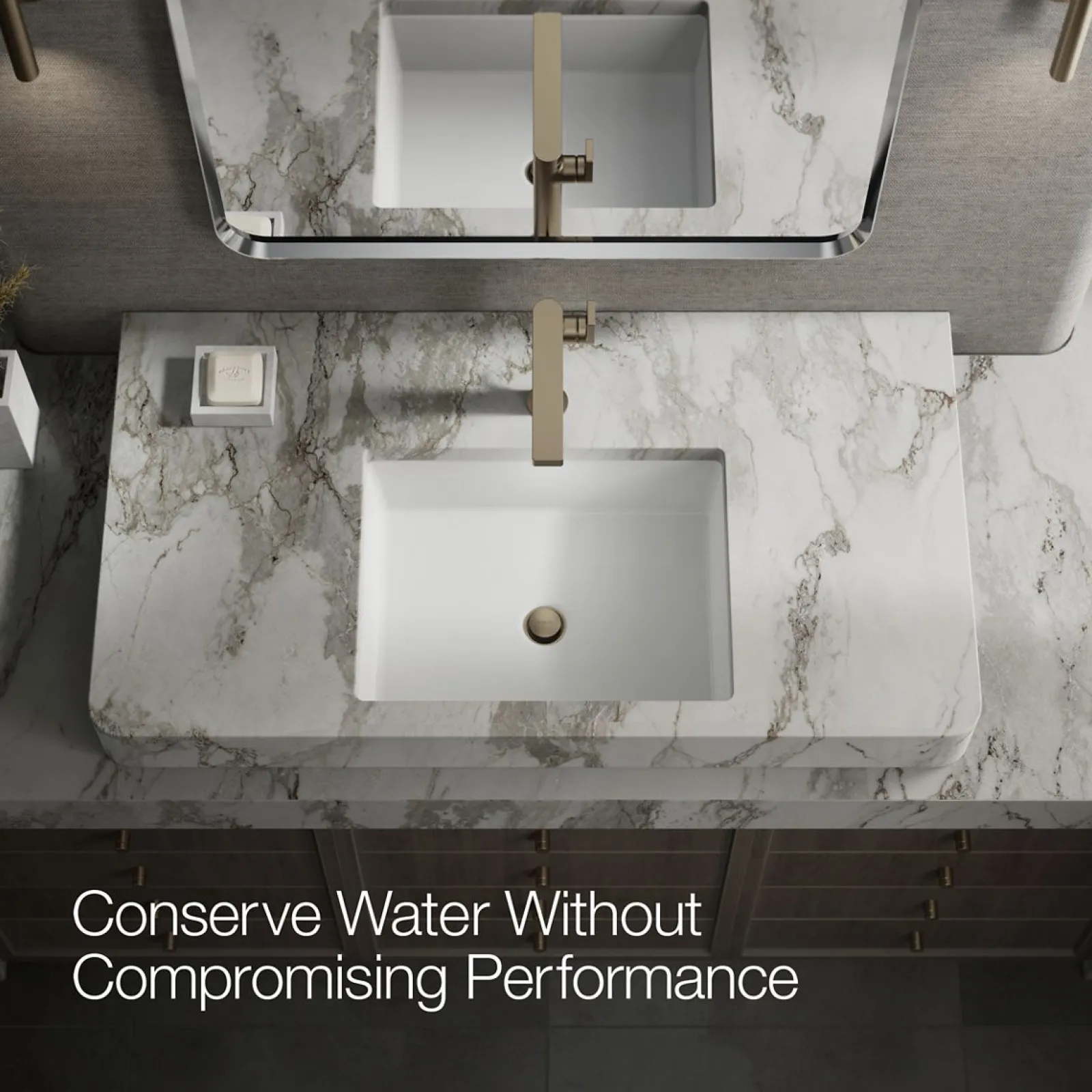 Tall single-handle bathroom sink faucet with Lever handle, 1.2 gpm^Kohler