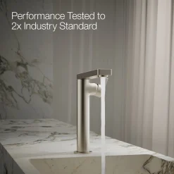 Tall single-handle bathroom sink faucet with Lever handle, 1.2 gpm^Kohler