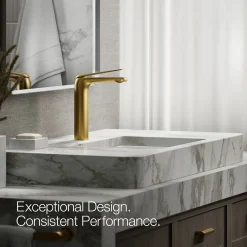 Tall single-handle bathroom sink faucet, 1.2 gpm^Kohler New