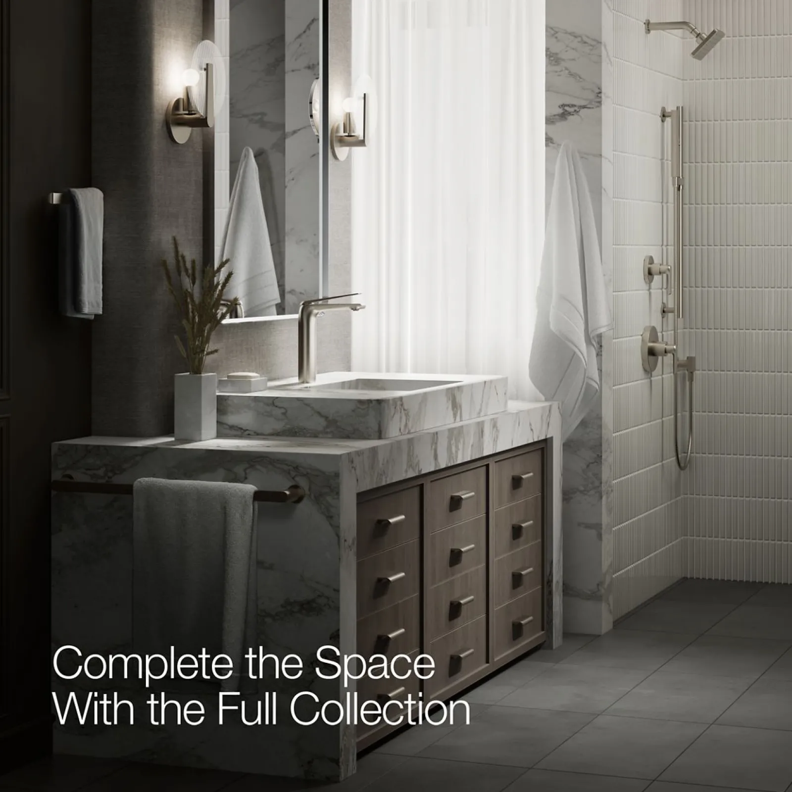 Tall single-handle bathroom sink faucet, 1.2 gpm^Kohler New