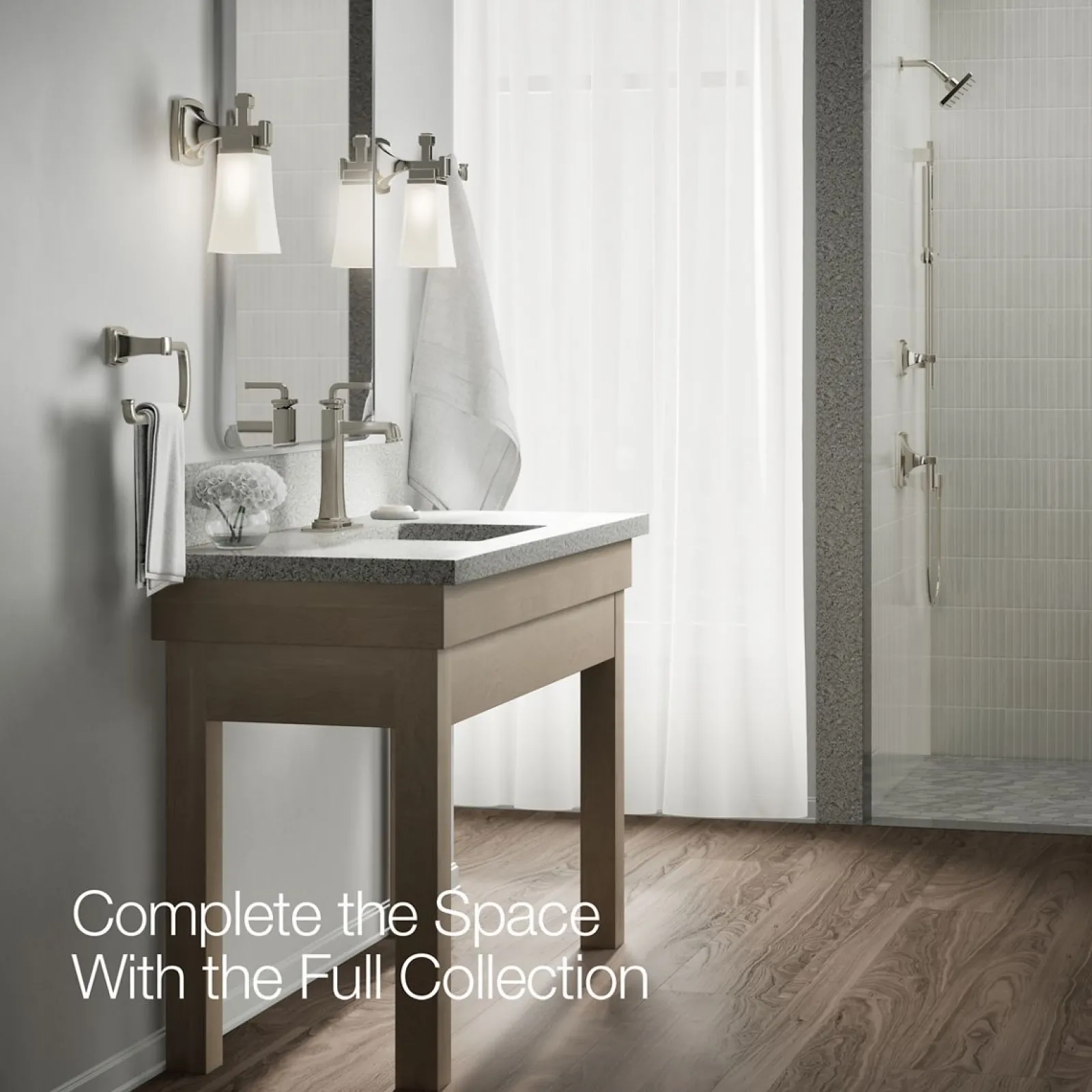 Tall single-handle bathroom sink faucet, 1.2 gpm^Kohler Hot