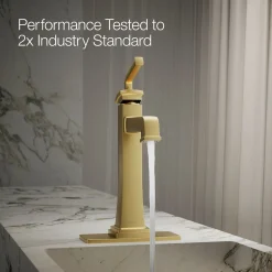 Tall single-handle bathroom sink faucet, 1.2 gpm^Kohler Hot