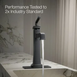 Tall single-handle bathroom sink faucet, 1.2 gpm^Kohler Hot
